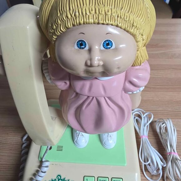 Vintage 1984 Cabbage Patch Kids Landline Telephone ☎️ (Tested & Working! - Picture 3 of 9